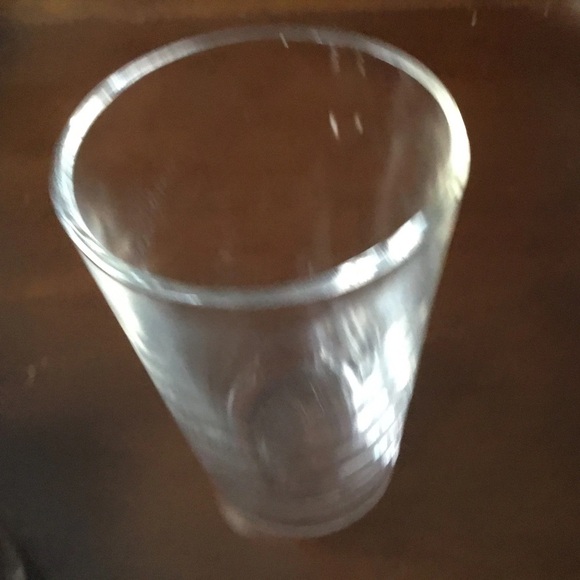 Stainless Steel and glass cocktail shaker- vintage heavy glass cocktail shaker - Picture 5 of 8